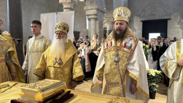 Архієреї УПЦ звершили святкові богослужіння з нагоди престольного свята парафії в м.Барі (Італія)